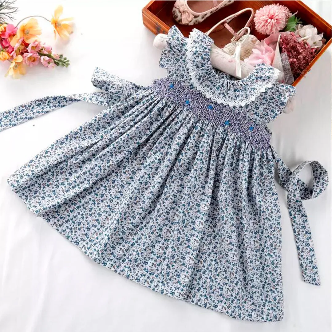 Baby Girls Floral Smocked Dress