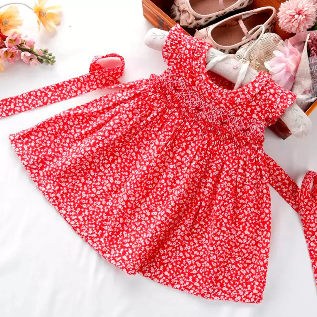 Baby Girls Floral Smocked Dress