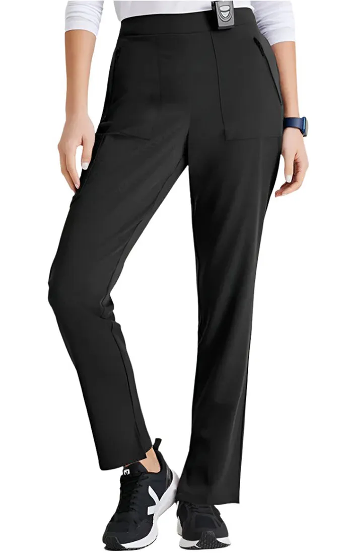 Barco Unify™ by Barco Purpose 5-Pocket High-Rise Slim Leg Scrub Pant-Petite