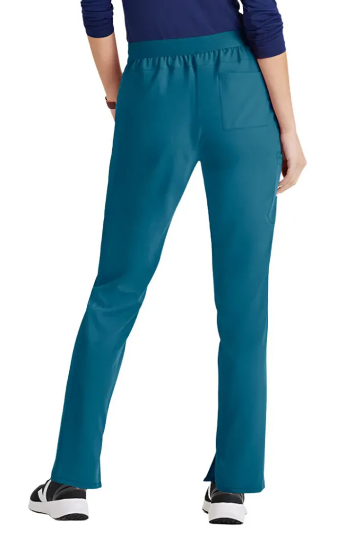 Barco Unify™ by Barco Purpose 5-Pocket High-Rise Slim Leg Scrub Pant-Petite