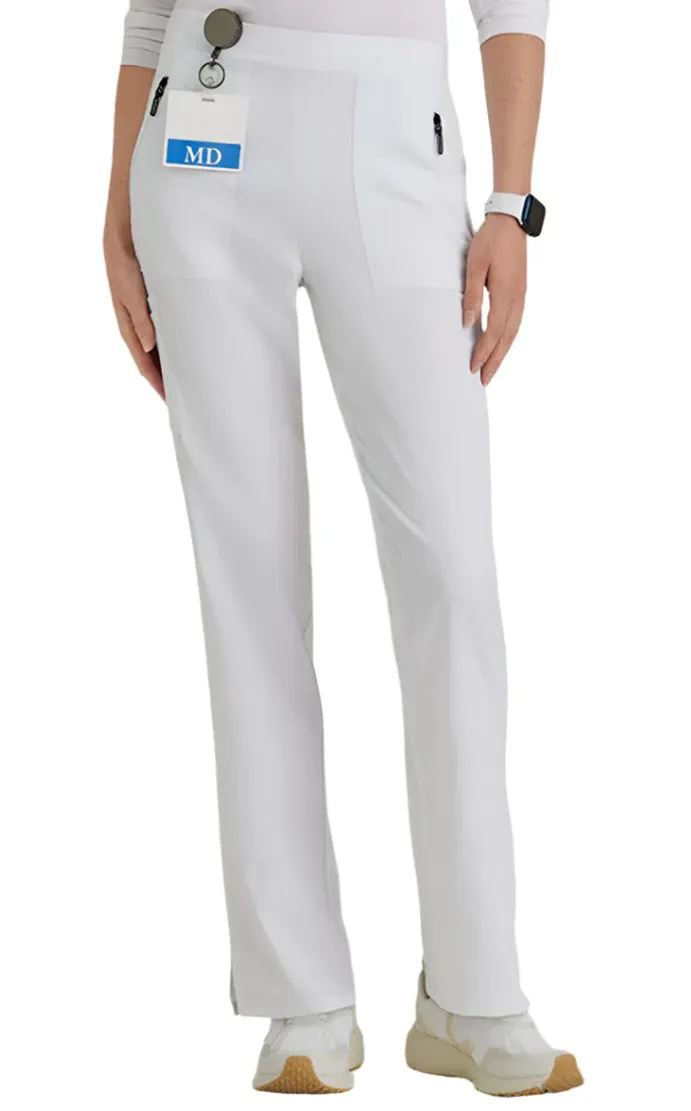 Barco Unify™ by Barco Purpose 5-Pocket High-Rise Slim Leg Scrub Pant-Petite