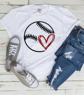 Baseball & Softball Love Tee