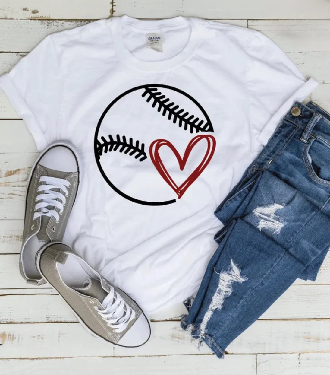 Baseball & Softball Love Tee