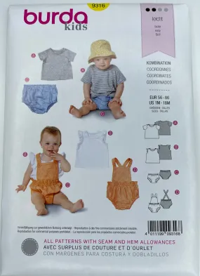 BURDA KIDS coordinates - 9316