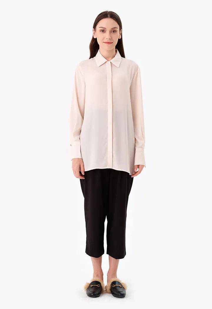 Choice Single-Toned Shirt Offwhite