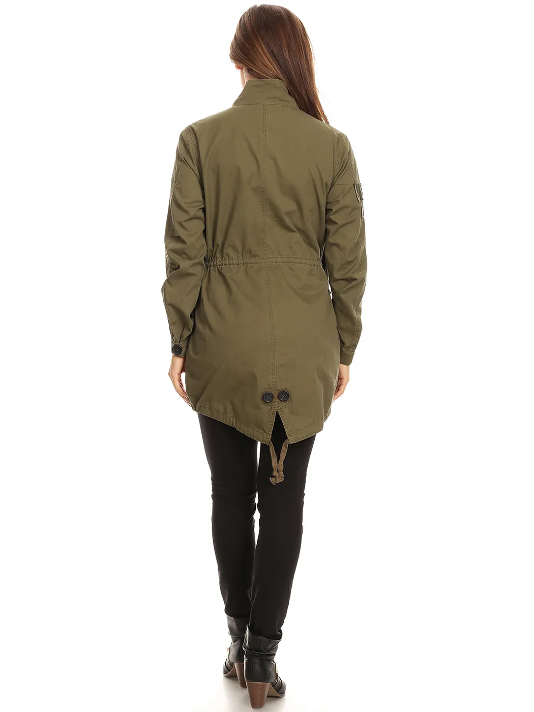 Classic Lightweight Military Drawstring Jacket