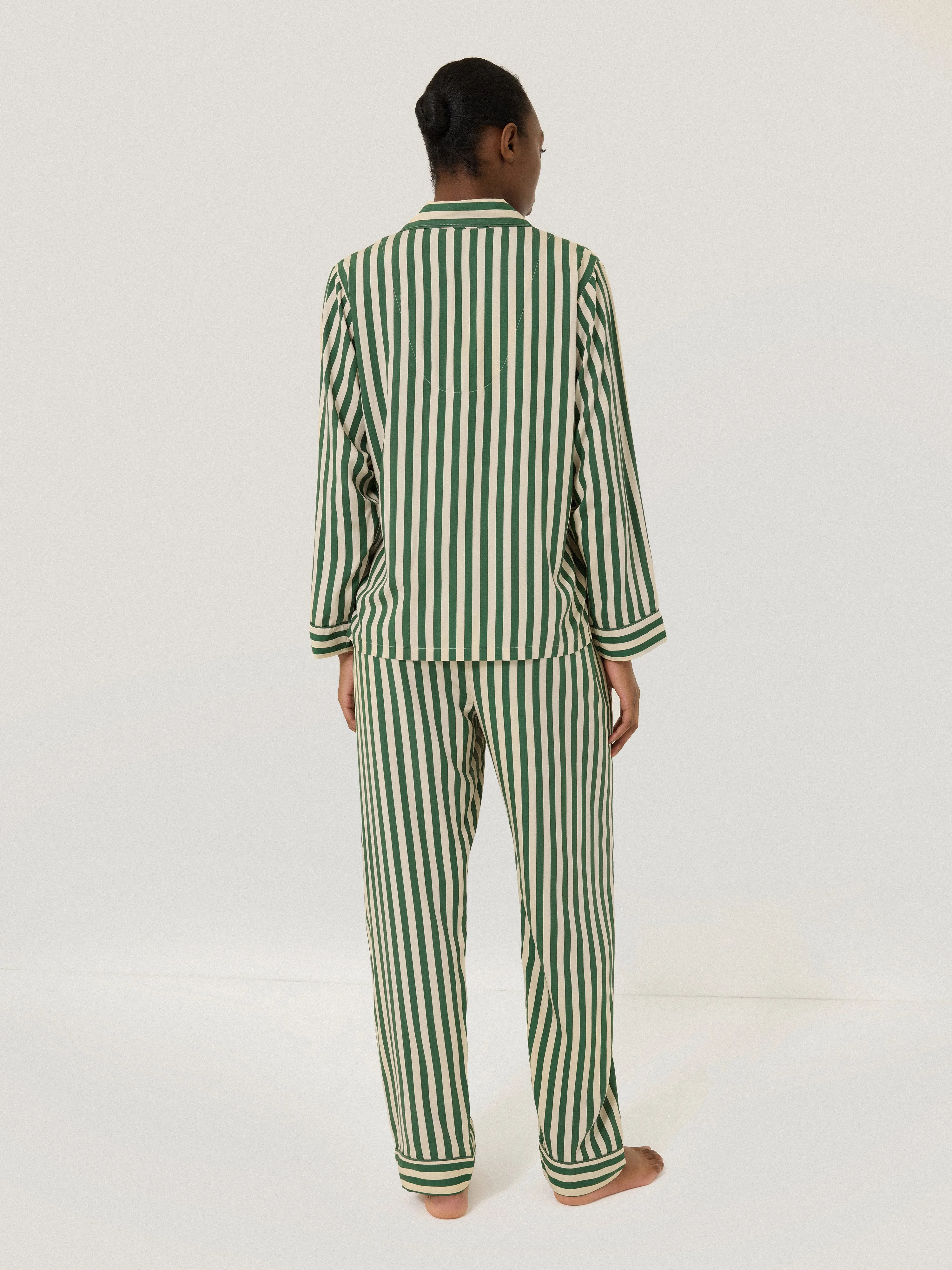 Classic Stripe Pyjama | Green