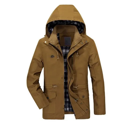 Elegant Cotton Windbreaker Winter Jacket