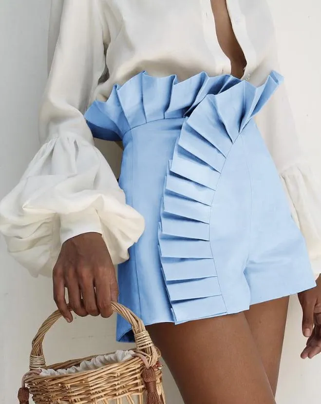 Elegant Ruffle Shorts