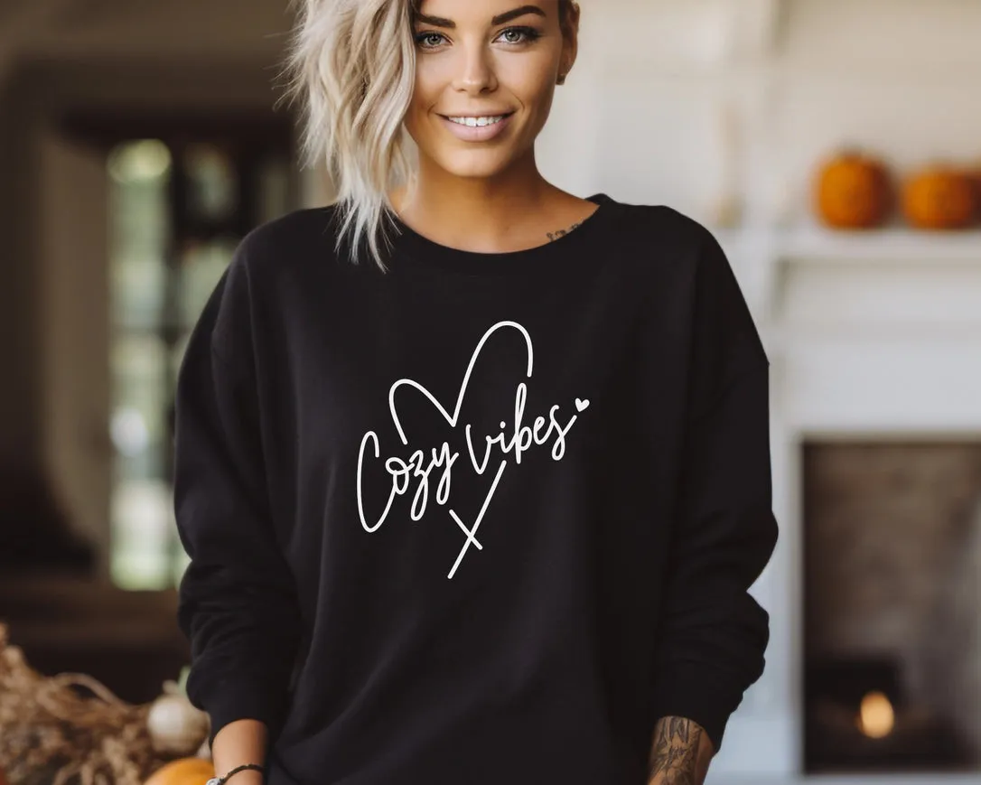 Fall Crewneck Sweatshirt Cozy Season Winter Sweater