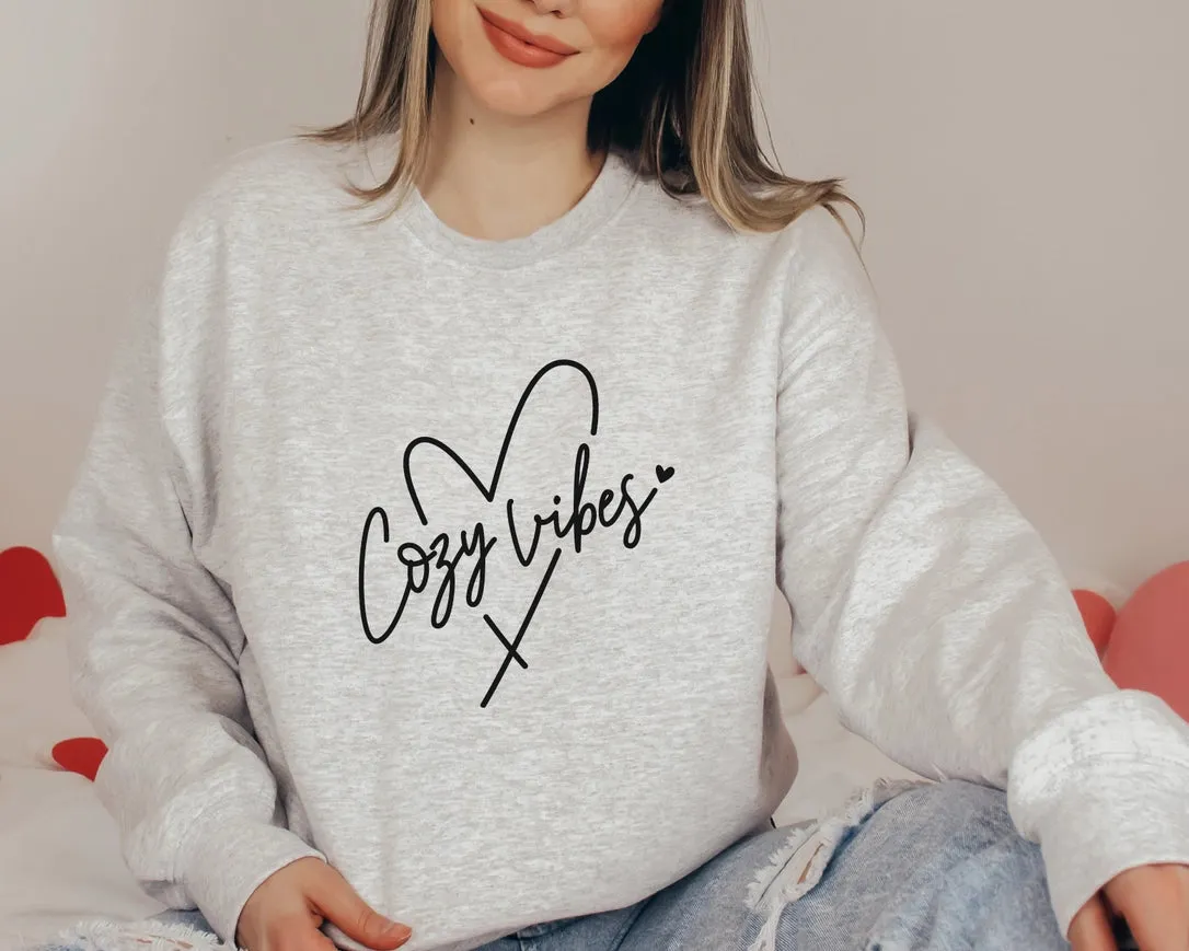 Fall Crewneck Sweatshirt Cozy Season Winter Sweater