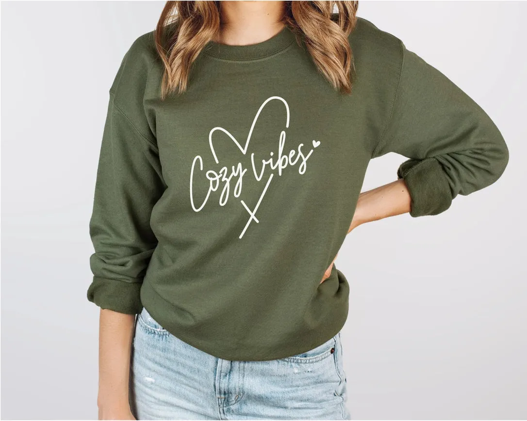 Fall Crewneck Sweatshirt Cozy Season Winter Sweater