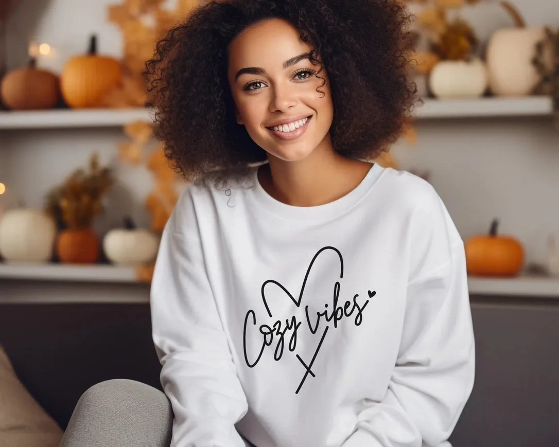 Fall Crewneck Sweatshirt Cozy Season Winter Sweater