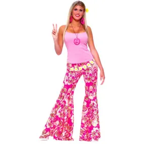 Flower Power Adult Bell Bottoms