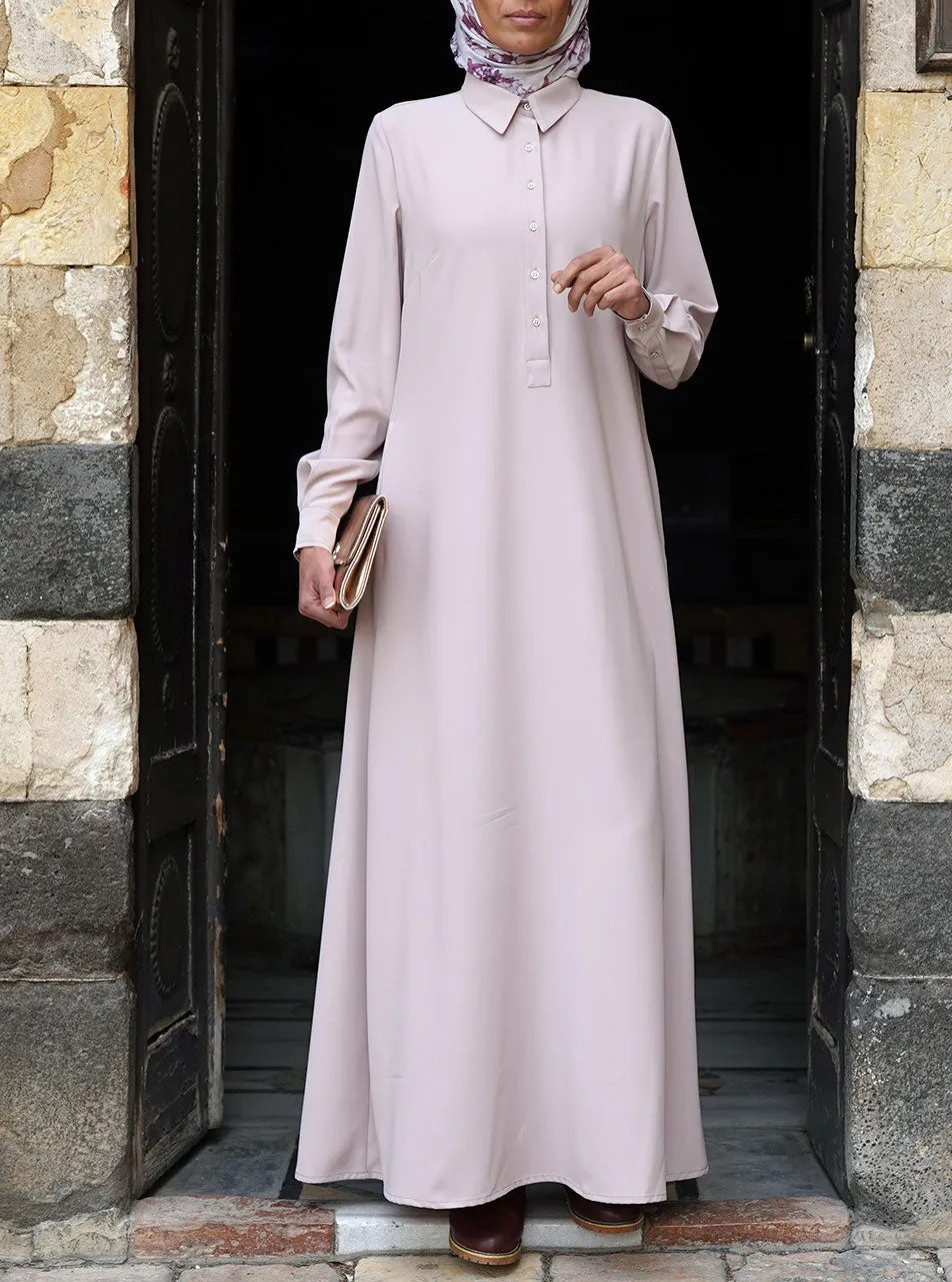 Formal Shirtdress Abaya