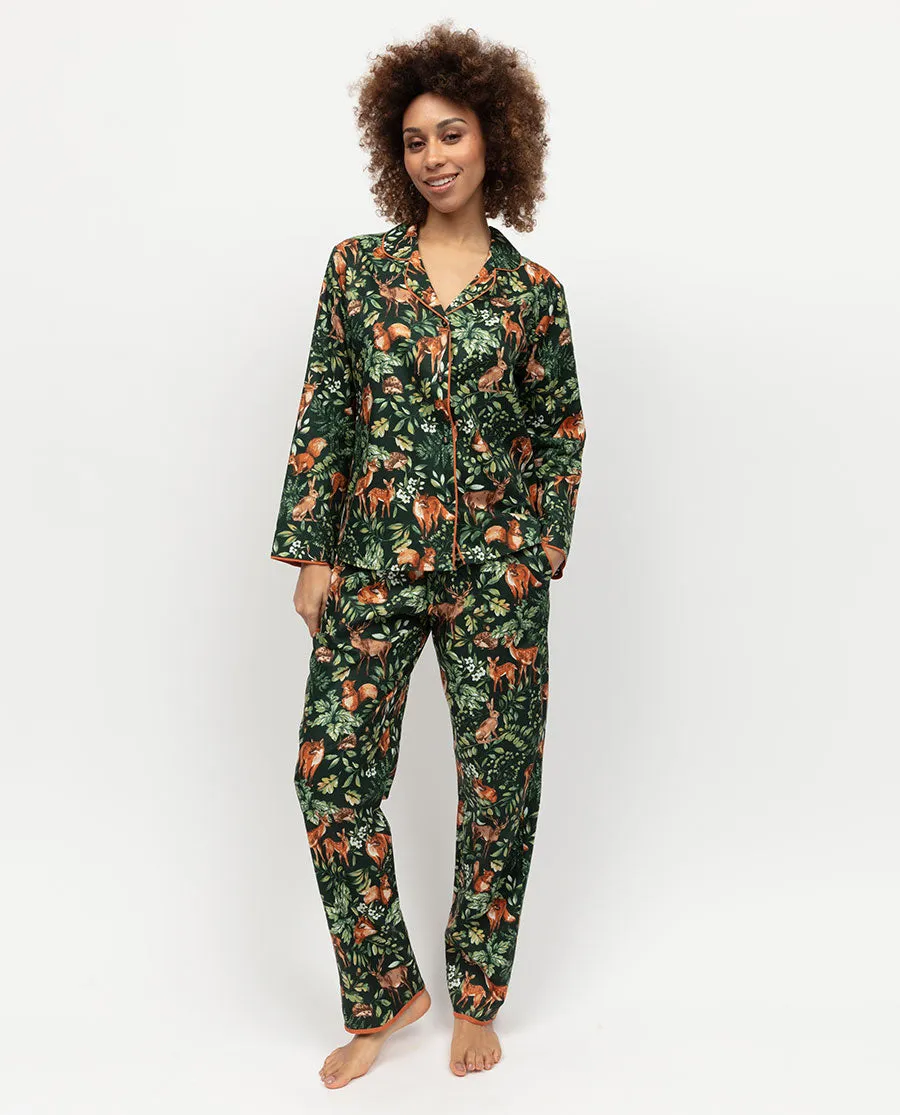 Forrest Womens Woodland Print Pyjama Bottoms