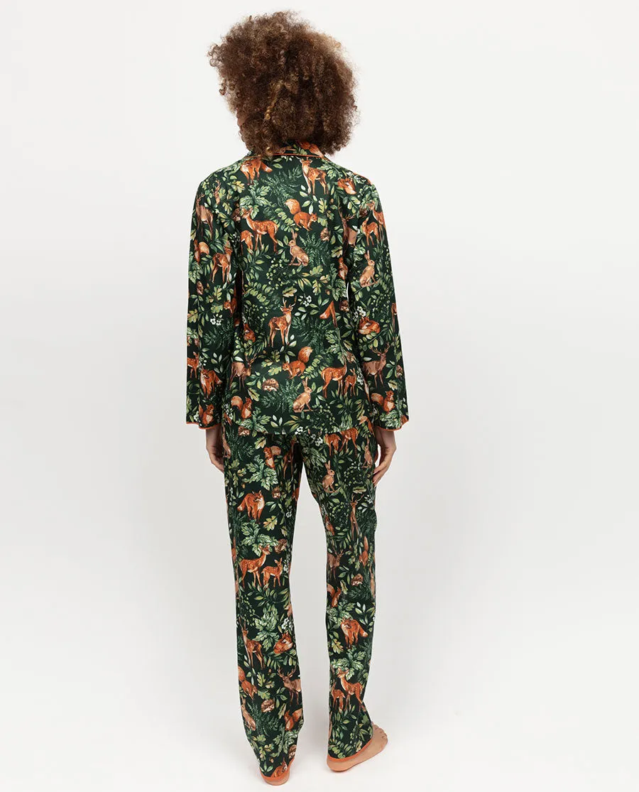 Forrest Womens Woodland Print Pyjama Bottoms