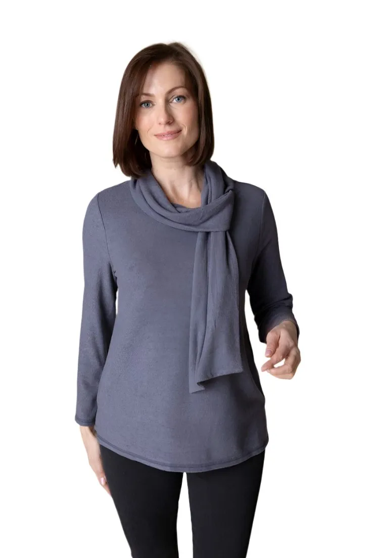 Habitat Soft Knit Tie Neck Pullover - 35880