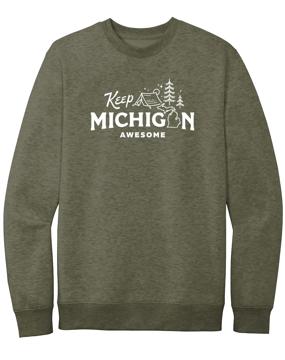 Keep Michigan Awesome Crewneck Sweatshirt