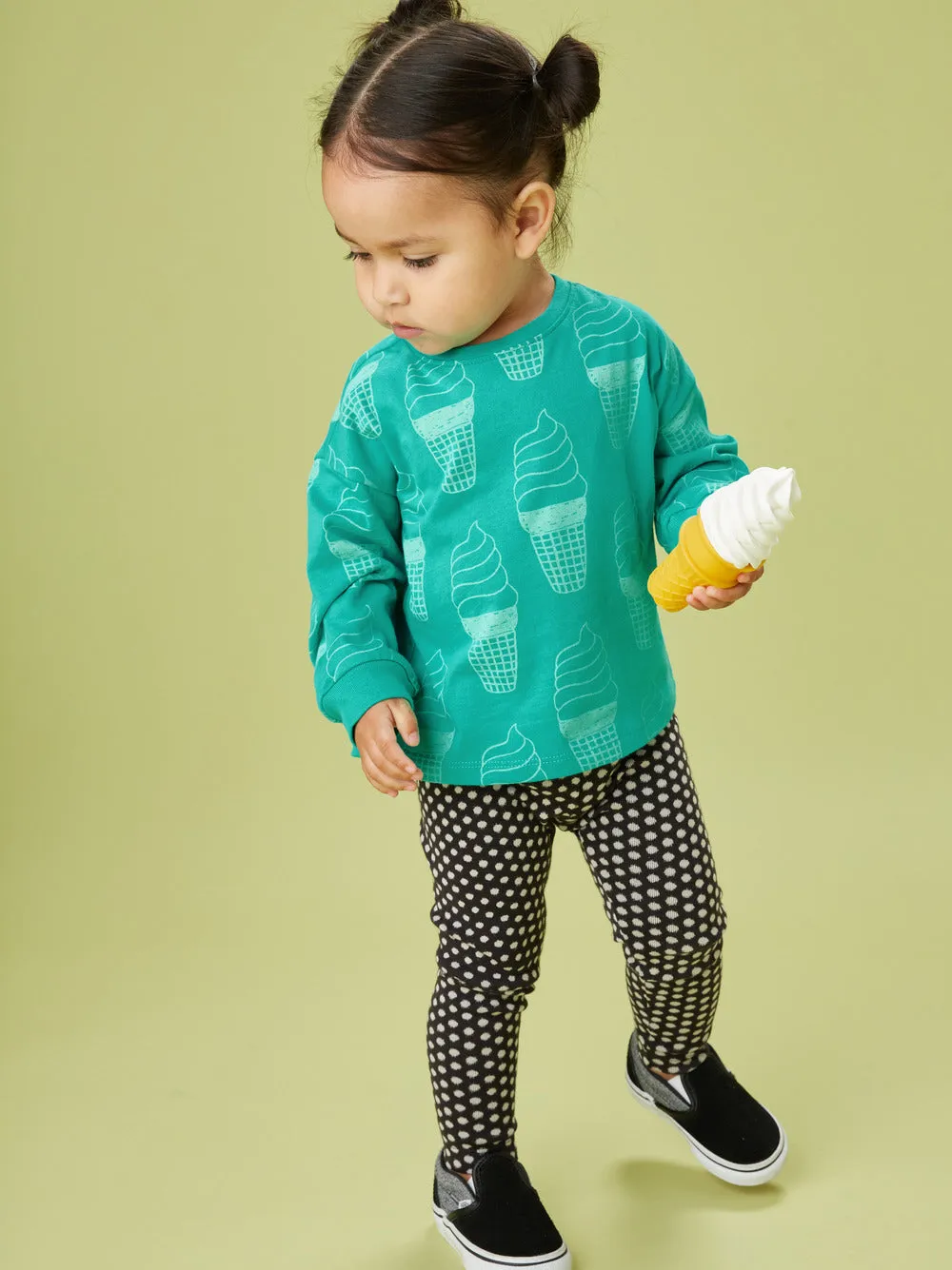 LS Comfy Baby Set: S/Serve Cones In Green