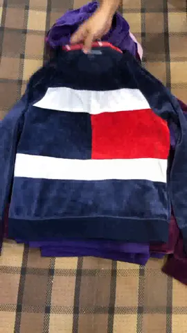 Mix Brand Velour Sweatshirts Tommy Hilfiger Champion and Gap