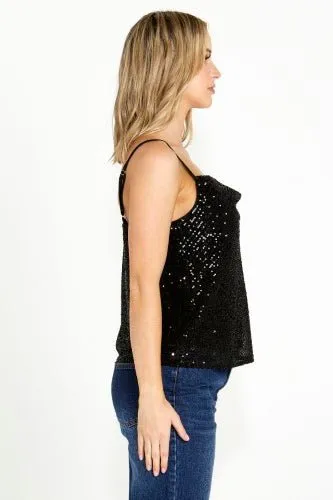 NIGHTLIFE SEQUINNED CAMI