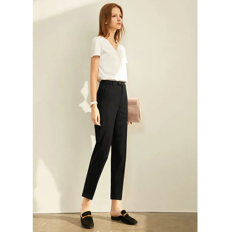 Nine points professional casual pants