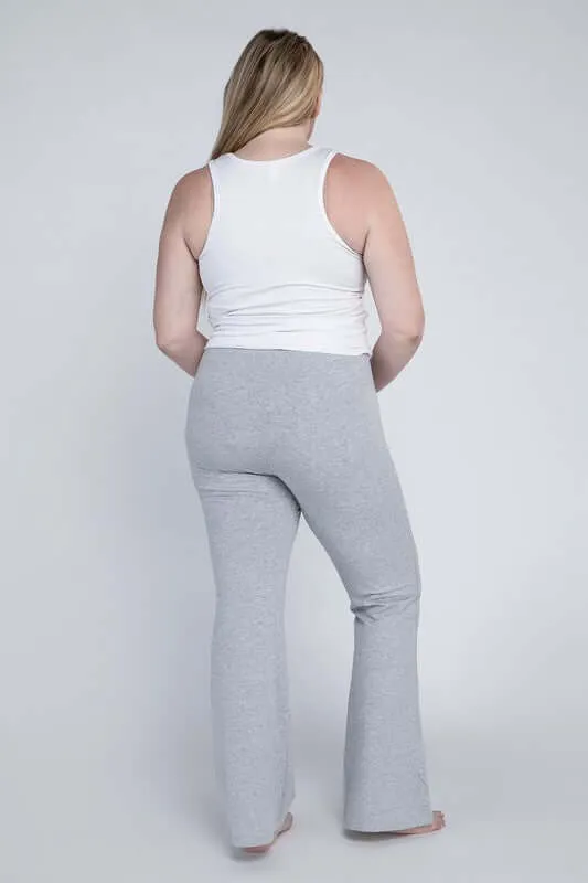 Plus Size Everyday Comfy Flare Stretchy Pants