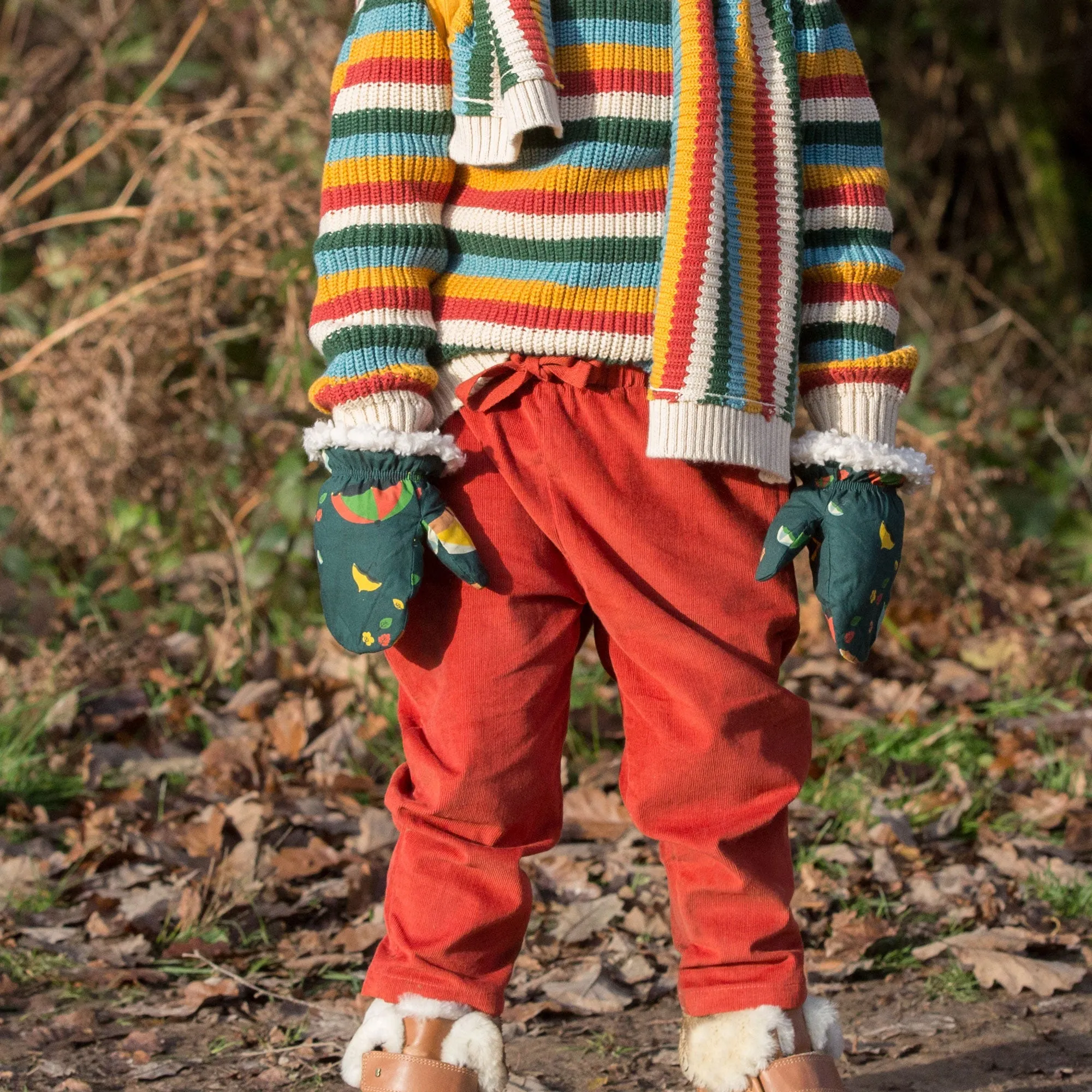 Red Corduroy Comfy Trousers