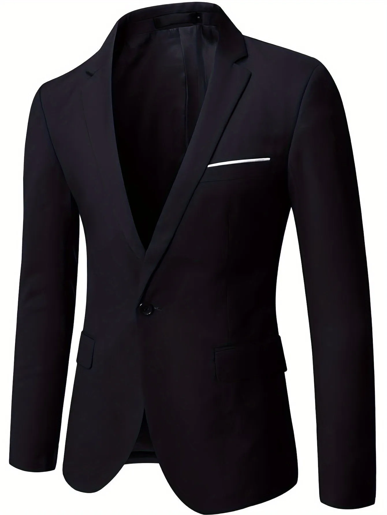 Riolio Mens Slim Fit Suit One Button 3-Piece Blazer Dress Business Wedding Party Jacket Vest & Pant