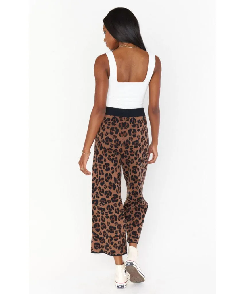 Samson Lounge Pant Leopard Knit