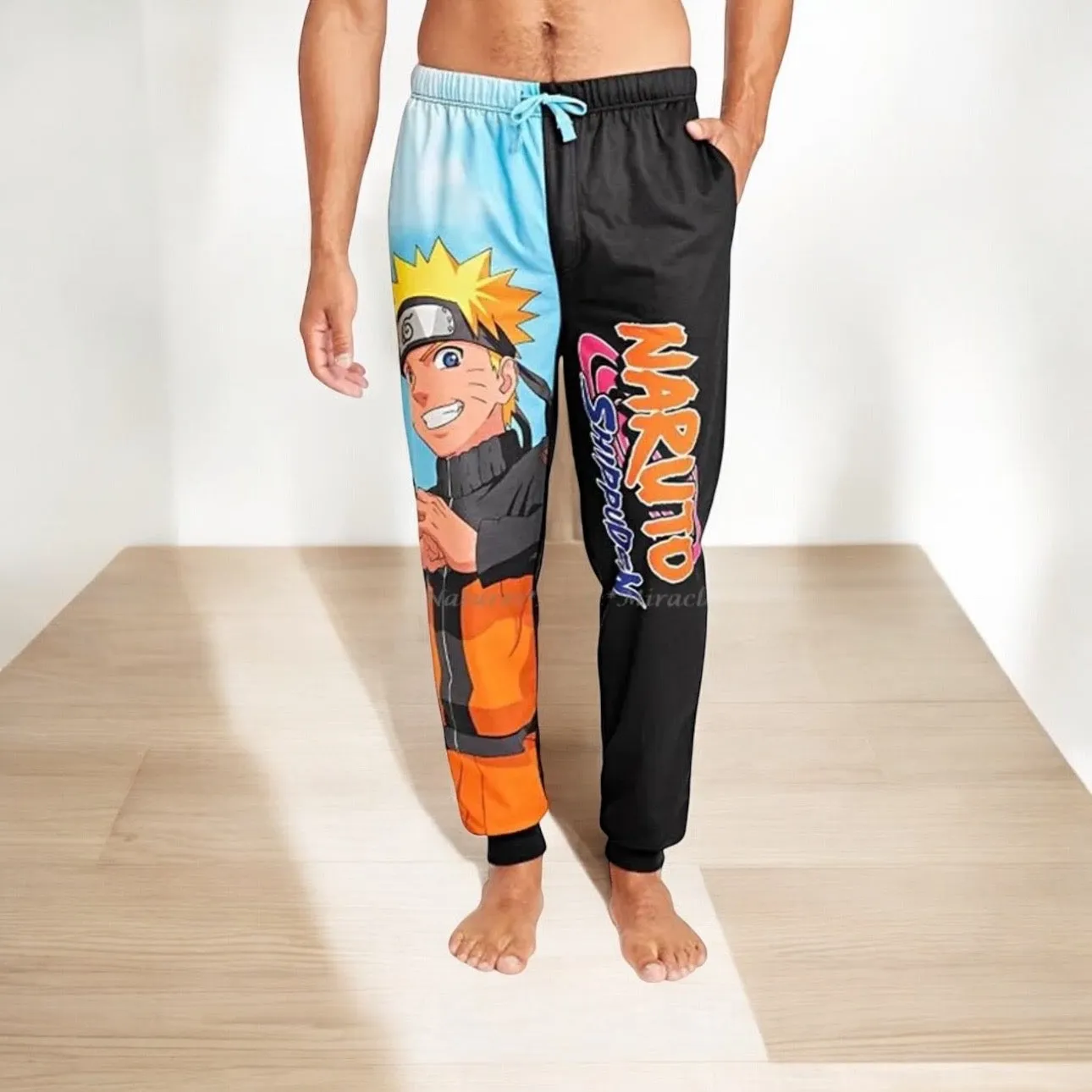 Shippuden Naruto Anime Manga Pajama Sleep Pants Men's Large