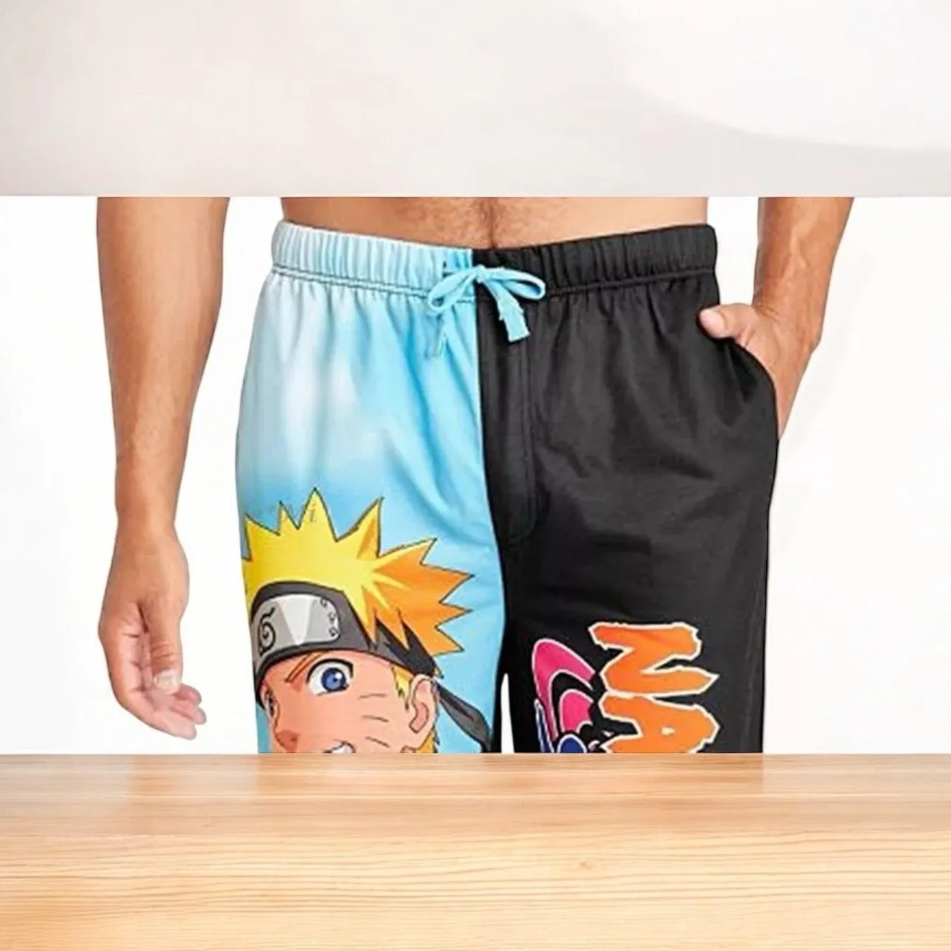 Shippuden Naruto Anime Manga Pajama Sleep Pants Men's Large