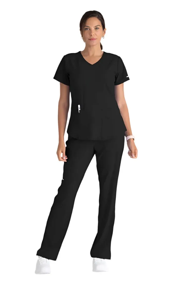 SKECHERS™ by Barco Reliance 3-Pocket Mid-Rise Straight Leg Scrub Pant-Tall