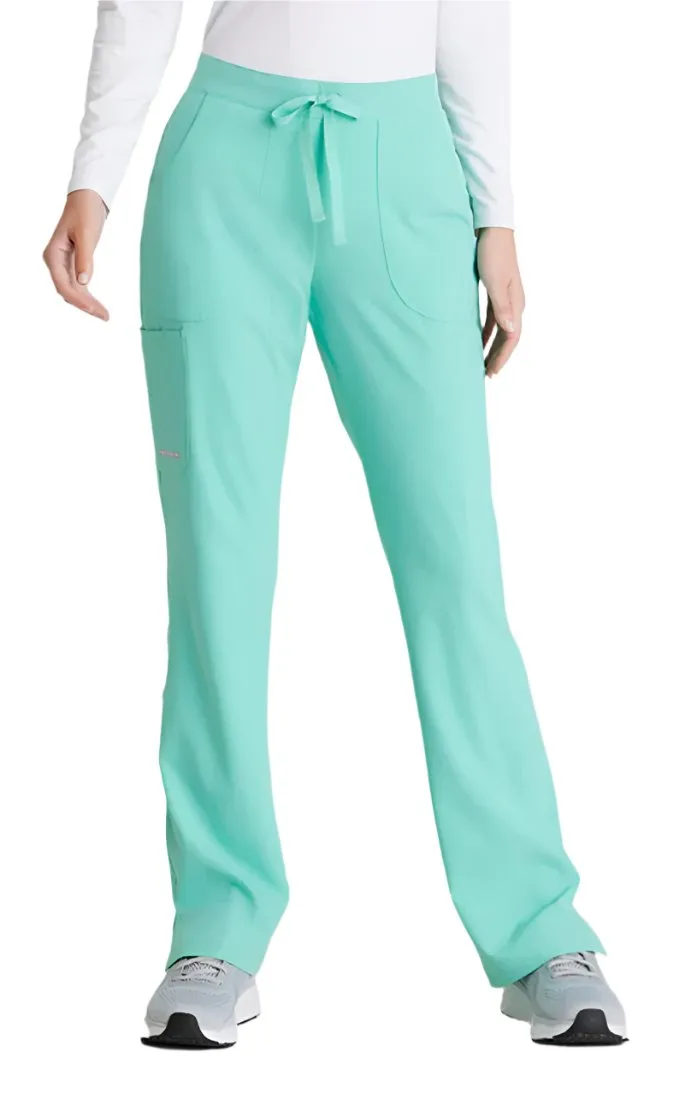 SKECHERS™ by Barco Reliance 3-Pocket Mid-Rise Straight Leg Scrub Pant-Tall