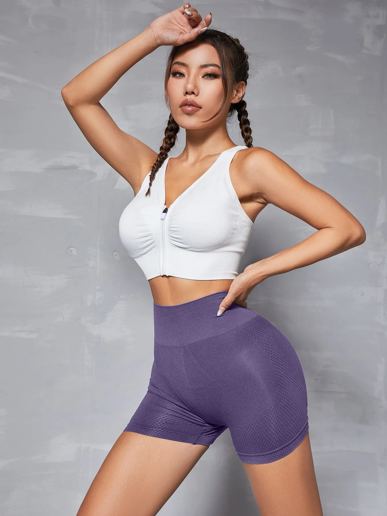 Space Dye Wide Band Waist Sports Shorts SS23