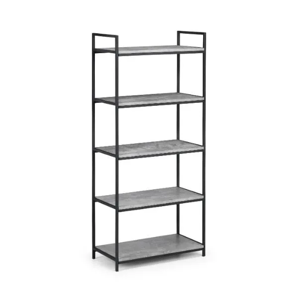 Staten Bookcase 1.4m Tall Concrete