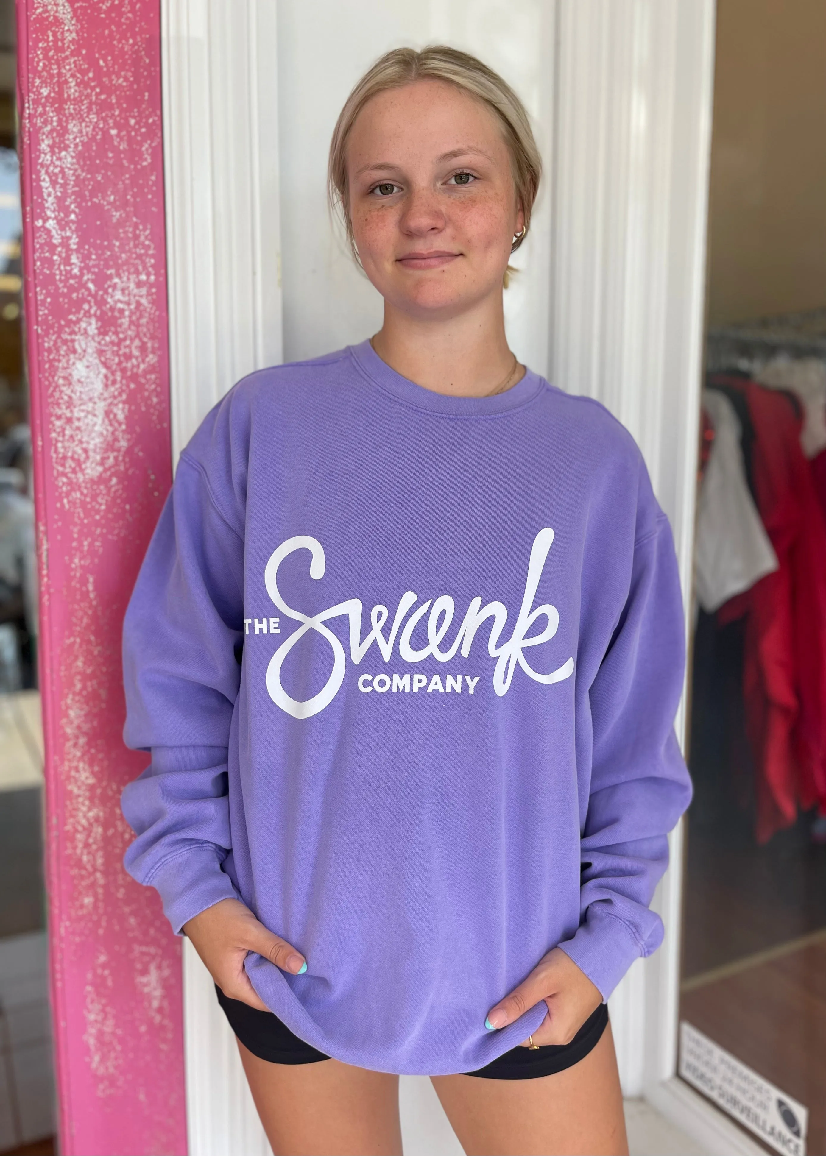 The Swank Company Front Logo Sweatshirt