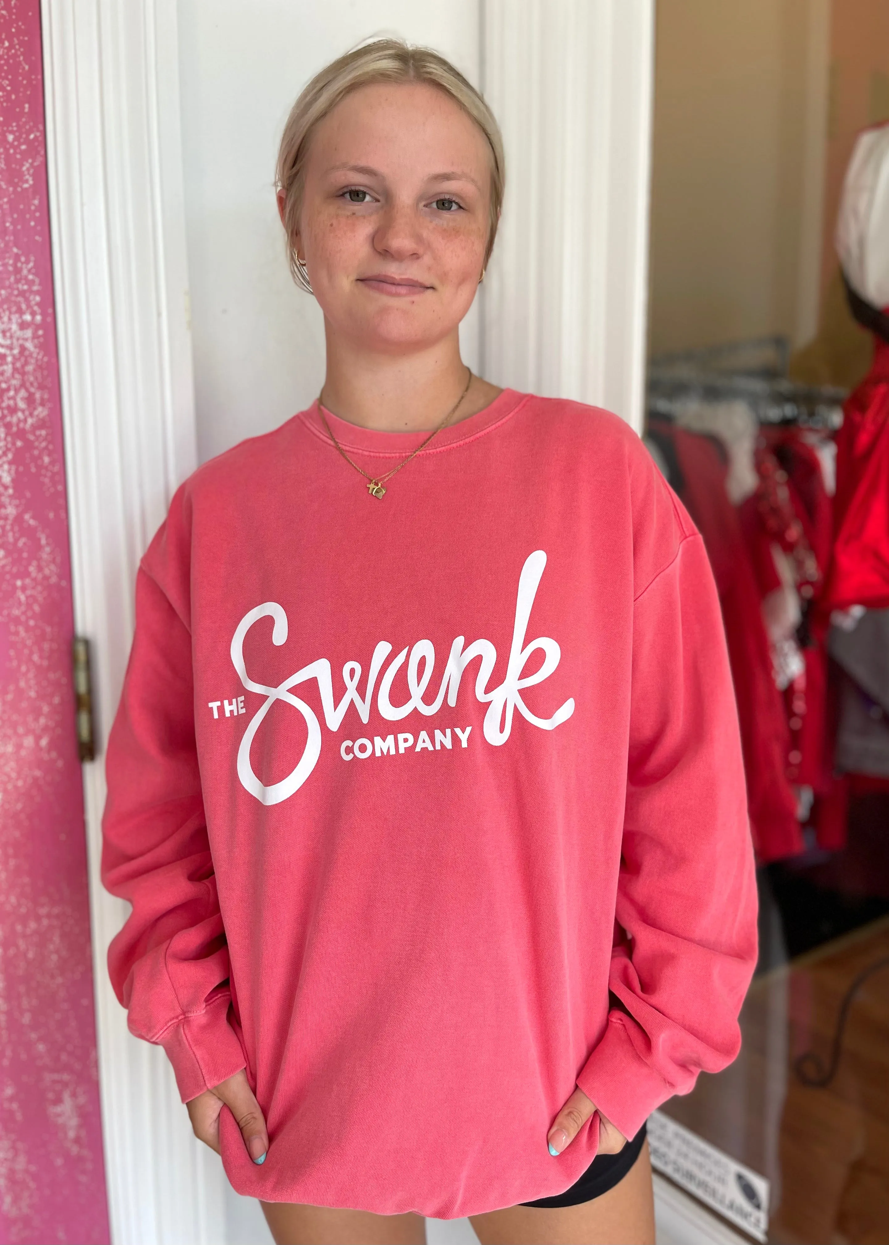 The Swank Company Front Logo Sweatshirt