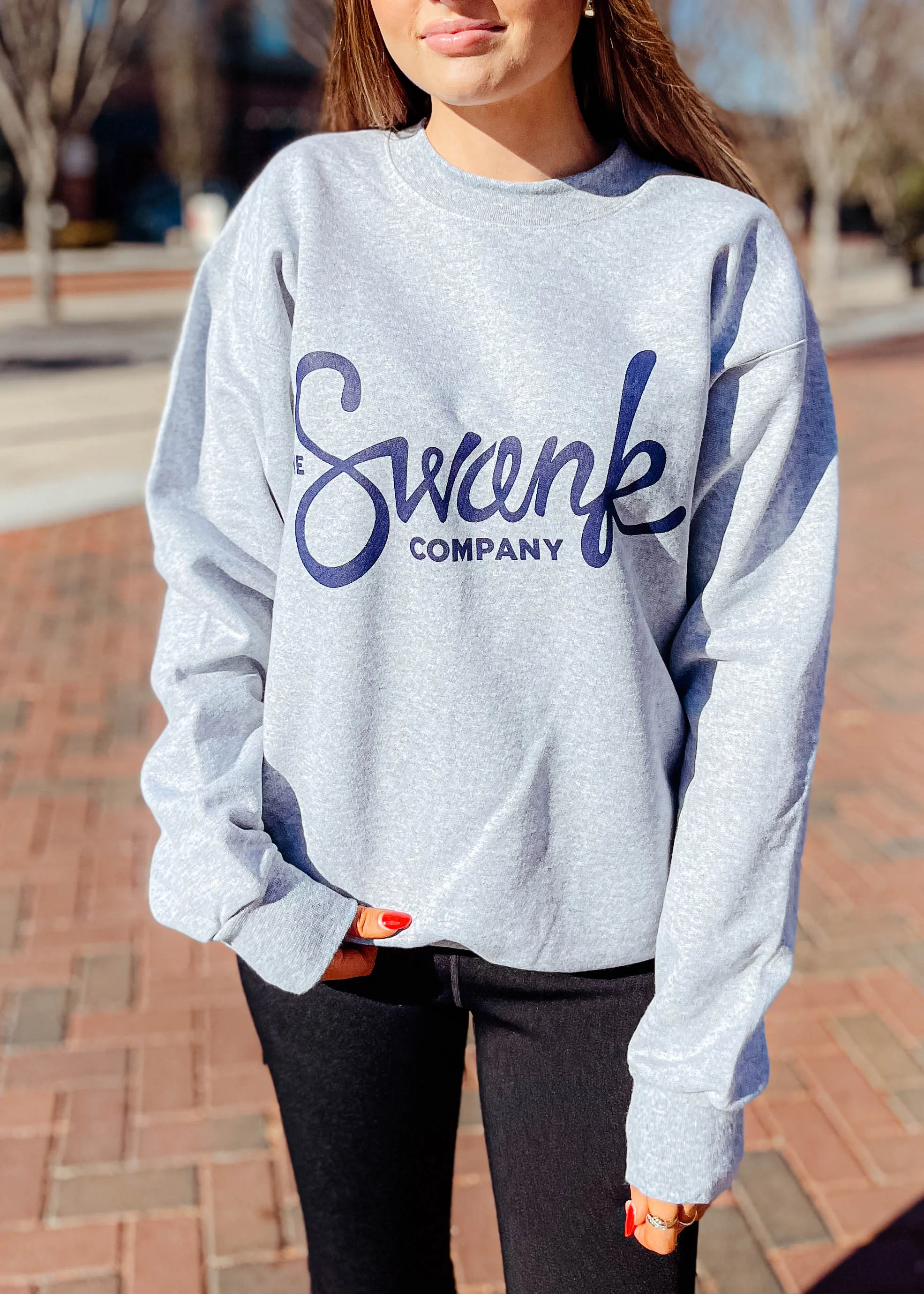 The Swank Company Front Logo Sweatshirt