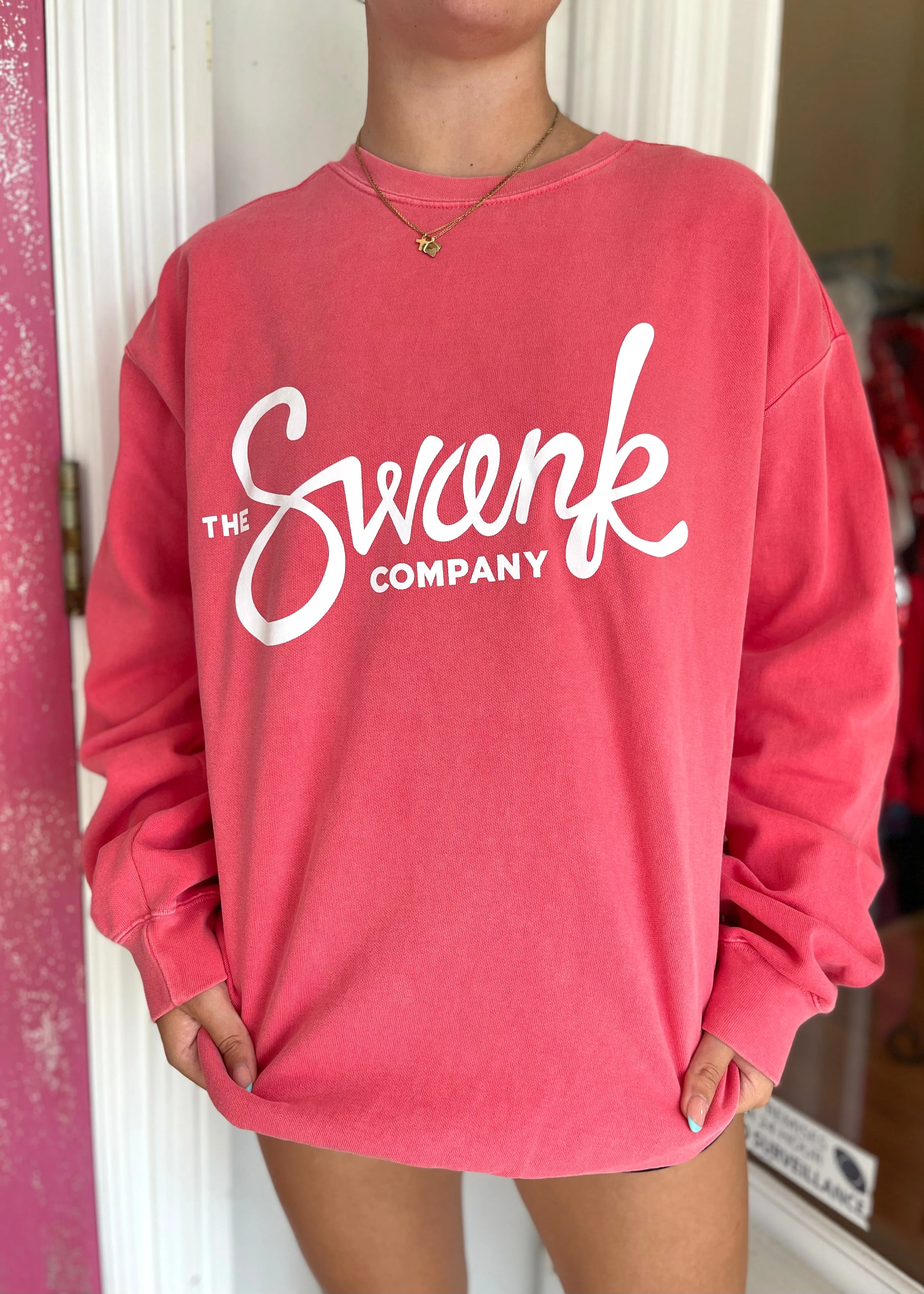 The Swank Company Front Logo Sweatshirt