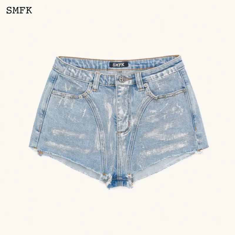 WildWorld Rider Blue Denim Short Jeans