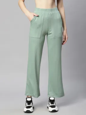 Women Pastel Green Semi Formal Lower